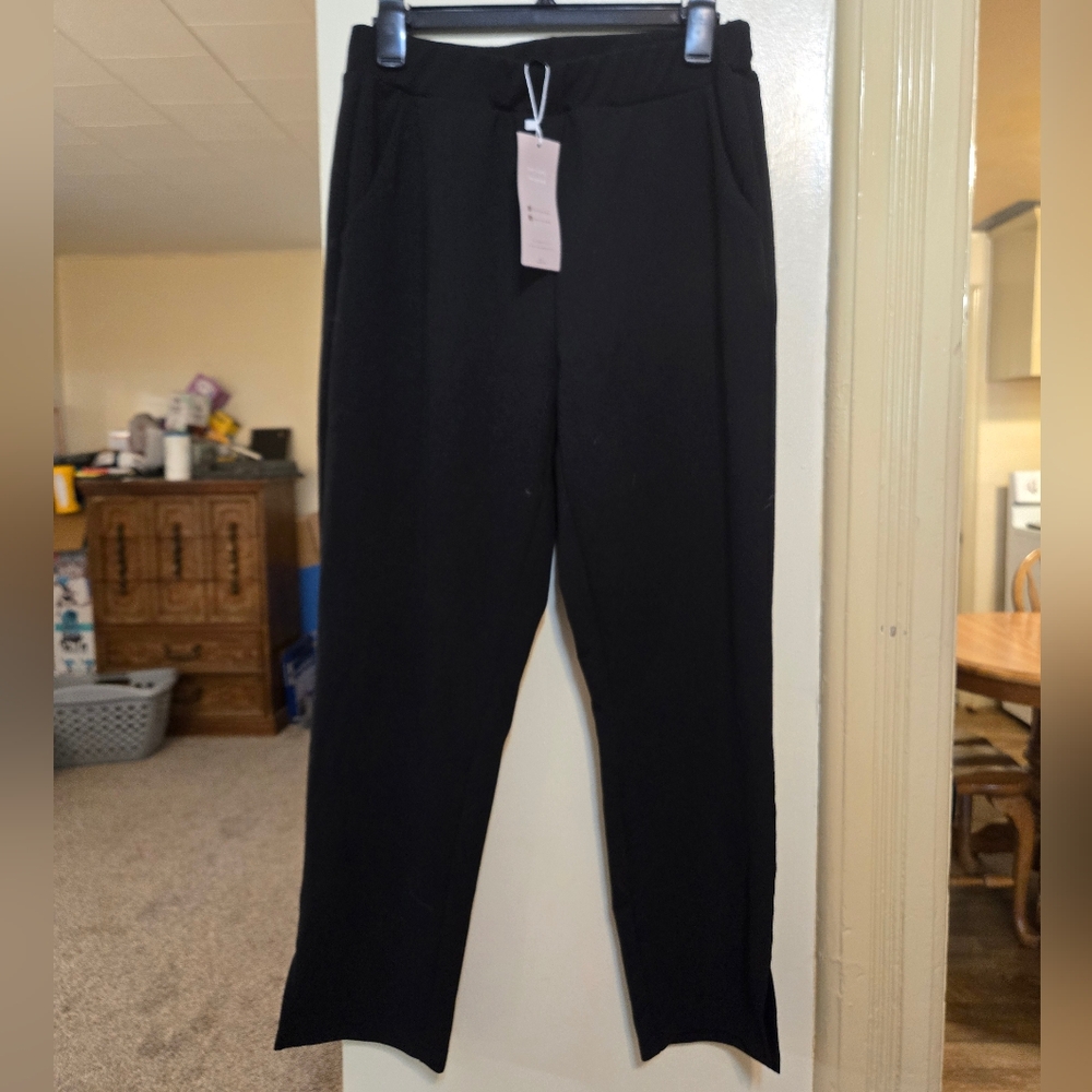 Brand new!! NWT Emery Rose Boutique black pull on dress pants size large - Picture 2 of 3